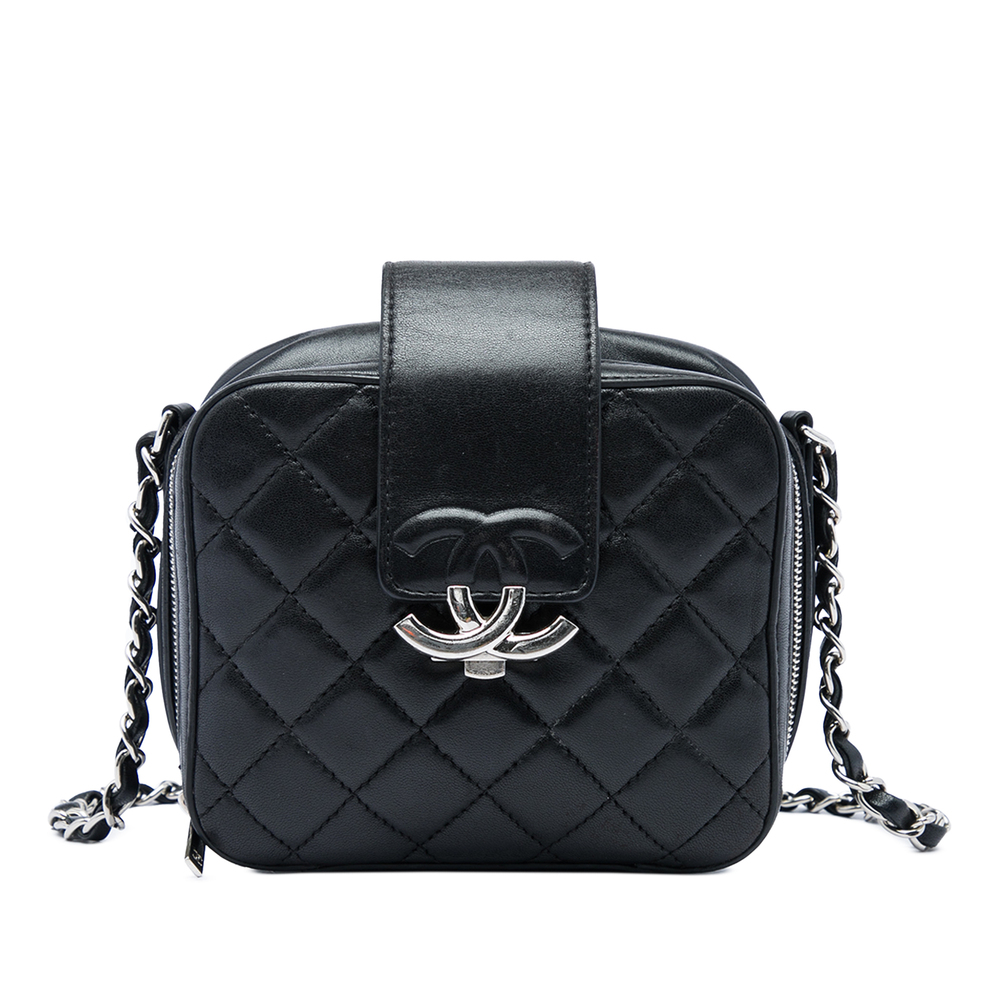 Pre-Loved Chanel Mini Quilted Lambskin CC Box Camera Bag
